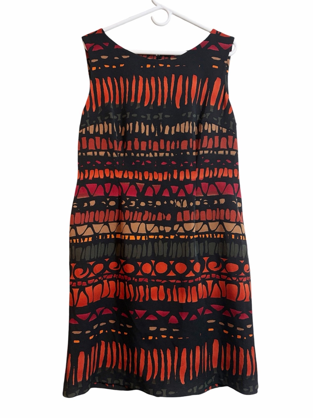 Connected Apparel Boho Tribal Print Dress